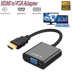 HDMI to VGA Adapter HDMI Type A Male to VGA Female Converter 1080P FHD