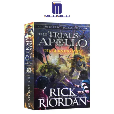 The Burning Maze (The Trials of Apollo Book 3) Paperback by Riordan Rick Original English books