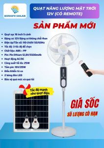 quạt năng lượng mặt trời-KUNGFU-EU SOLAR-25w quạt năng lượng mặt trời EU SOLAR-25W quạt tích điện năng lương mặt trời.
