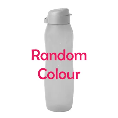Authentic Tupperware 1L Slim Eco Water Bottle Flip Top Cap