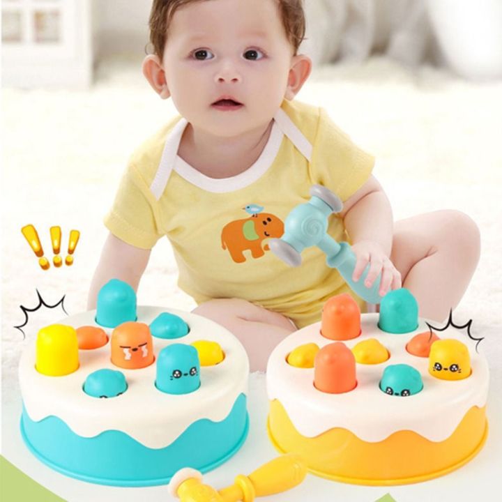 MLS ABS Animal Theme Knocking Game Hand Eye Coordination Cake Shape ...