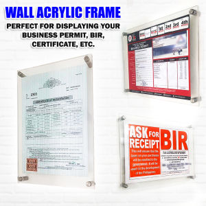Hot sellna0210nthx763 A4 A3 SIZE WALL ACRYLIC FRAME 3MM 3MM THICKNESS