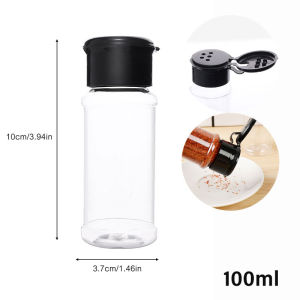 180ml Lọ Muối kiểm soát muối có thể đo được nhà bếp lọ gia vị kín 0.5g chai đựng gia vị ép định lượng