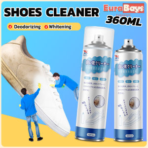 E.B. 360ml White Shoe Cleaner Spray Sole Whitening Shoe Sneaker Yellow Stain Remover for Shoes