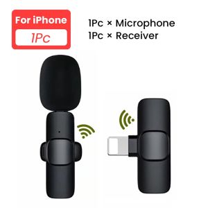 BFF 24SS Wireless Microphone For Phone Vlog Live Video Recording Noise Reduction Portable Lavalier Microphone For Ip Type-C Input