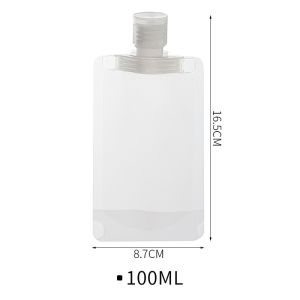 DROPASSIST 1395 30/50/100ml Lotion Dispenser Travel Packaging Refill Bag Clear Reuseable Shampoo Liquid Cosmetic Storage