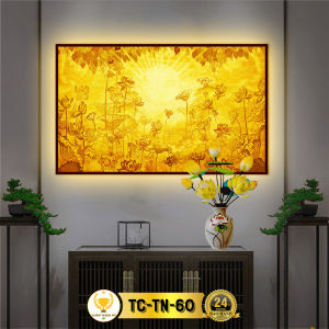 Đèn Thờ Tranh Trúc Chỉ Ngang CHÂN THIỆN MỸ Đèn Trang Trí Bàn Thờ Tranh Trúc Chỉ Bàn Thờ Nhiều Mẫu CTC-TN-05