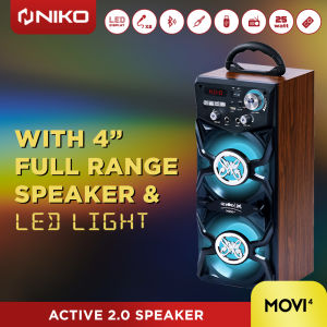 Speaker Portable Bluetooth NIKO MOVI 4  Speaker Aktif  bisa untuk Meeting karaoke