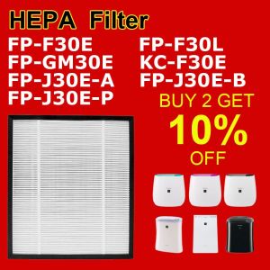 LIFESUPPLY Replacement SHARP FZ-F30HFE FP-F30E FP-GM30E KC-F30E FP-J30E FP-JM30E-B FP-J30 Air Purifier Filter HEPA Carbon Antibacterial