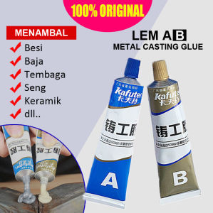 【In Stock】20/50/65/100g (A+B) Kafuter Ab Caster Glue Industrial Repair Agent Casting Adhesive Casting Metal Cast Iron Trachoma Stomatal Crackle Repair