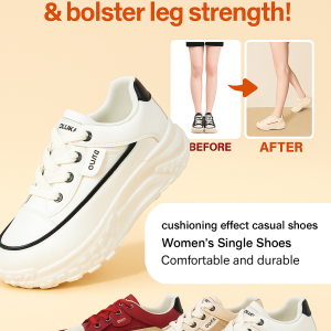 Height Increasing Shoes for Women Thick Sole Platform Sneakers for Women Fashion Casual Versatile Womens Footwear