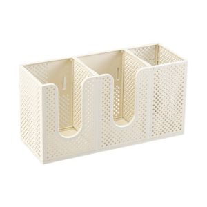 GONOVO 3 Girds Giá đỡ cốc giấy dùng một lần Nhựa Gắn tường Giá đỡ cốc Thực tế Dung lượng lớn Giá để cốc cà phê cho nhà bếp