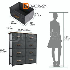 Homedoki Lemari Laci / Drawer Pakaian / Lemari Susun / Lemari Plastik Naiba / Laci Serbaguna