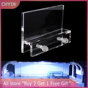 [COD] CHYIN 1pc Aquarium Clear Fish Tank LED Light Holder Lamp Fixtures Support Stand
