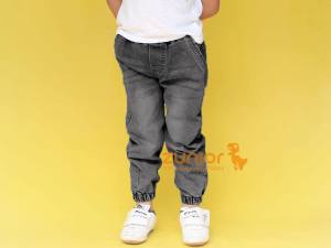 Celana Anak Jogger Jeans Zunior Usia 1-9 Tahun 4 Warna