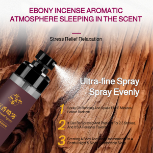 Deep Sleep Spray Ebony Agarwood Sleep Aid Magic Tool Calming Aromatherapy Stay up Late to Improve Insomnia Quickly Fall Asleep乌木沉香睡眠喷雾