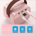 K12 Mini Karaoke Wireless Audio Speaker Bluetooth Microphone Portable Home KTV Karaoke Machine RGB. 