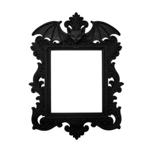 Vintage Halloween Bat Photo Picture Frame Gothic Decoration Suitable For Spooky Party Wall Hanging Display Home Accent