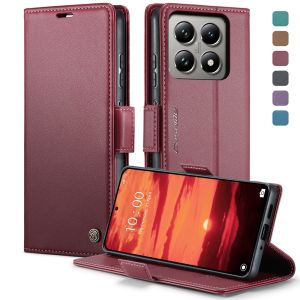 Case For Xiaomi Mi 17T 14T 13T 12T 11T 10T Pro / M 11 Lite 5G NE Magnetic Leather Wallet Card Slot Flip Cover Casing