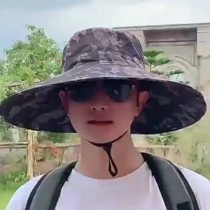 ใหม่กันน้ำถังหมวกฤดูร้อนผู้ชาย B Oonie หมวกกลางแจ้งป้องกันแสงแดดปีกกว้างปานามาซาฟารีล่าสัตว์เดินป่าตกปลาอาทิตย์หมวก