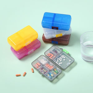 Travel Convenient Medicine Pill Box Pills Dispenser Pill Organizer Tablet Pillbox Case Container Drug Divider Drug Boxes