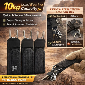 Velcro Fastener Tactical Belt Multi-Functional No Buckle Elastic Belts Adjustable All-Match Waist Belt Velcro Injecting Hook Straps