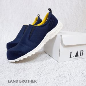 Sepatu Pria Safety Sneakers Slip On Ujung Besi Land Brother