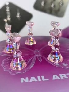 Nail Holder for Painting Nails Heart Nail Stand for Press ons/Nail Display&Practice 2In1 Mixing