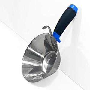 Professional Grade Gypsum Plaster Mixing Container With Mirror Polished Stainless Steel Surfaces And Storage Hook