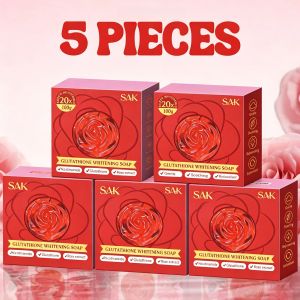 [BUY2 TAKE3]SAK rose Bleaching Soap 20X Whitening Booster Niacinamide Face&Body Care Cleaning