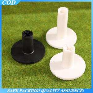 (COD) 1Pc Durable Rubber Golf Tees Holder for Golf Driving Range Tee Practice 4 Heights Ball Holder for Driving Ranges Mats Practice