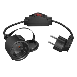 ซ็อกเก็ตสายไฟต่อพ่วงมุม90องศา4.8มม. ตัวผู้กับตัวเมียปลั๊กอะแดปเตอร์สำหรับสายไฟฟ้าอุปกรณ์อิเล็กทรอนิกส์