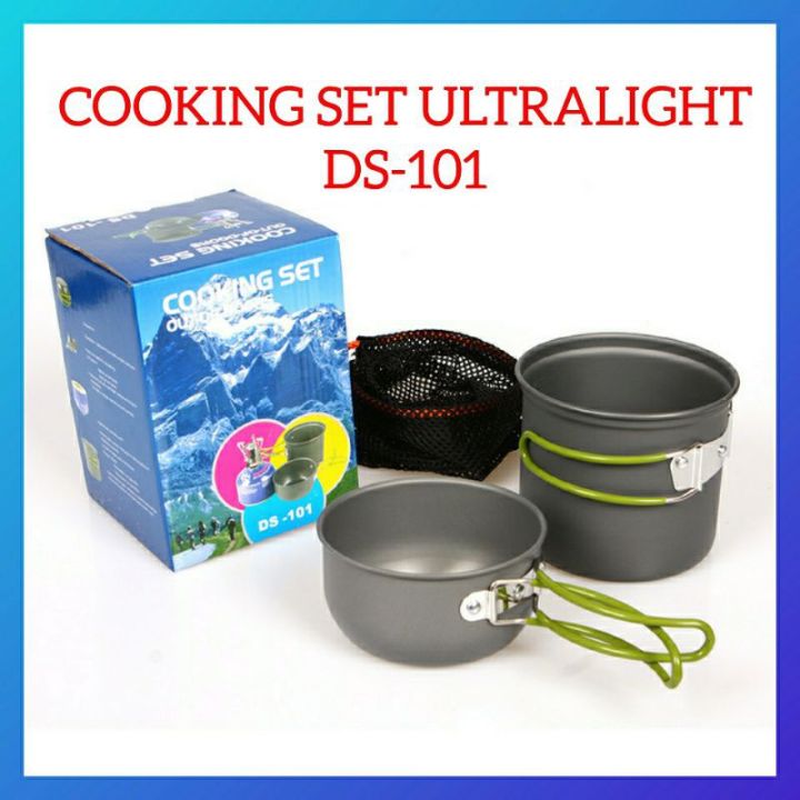 cooking set masak ds 101 ultralight untuk camping Lazada Indonesia