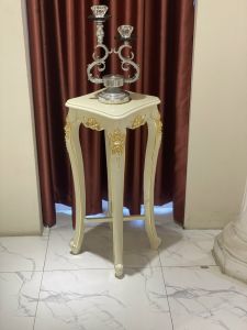 Kệ hoa trang trí tân cổ điển dát vàng đẹp nhập khẩu nguyên chiếc gỗ tự nhiên 955B-DV