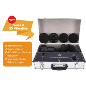 g5 Vibrating Body Massage Machine Roll Shaper Anti Celulite 5 Massage Heads For Body Effective Fat Removal