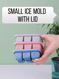 6 Grids Silicone Ice Cube Mold with Lid/DIY Ice Cream Making Tools/Handmade Chocolate Jelly Mold PAZU