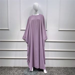 Abaya Plain Baju Kelawar Muslimah ABAYA Plus size Dress for Women Muslim Kaftan