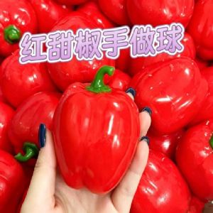 VCTITIL MALL Crunchy Pepper Squeeze Toy Moldable Sound Effects Realistic Vegetables Pinch Portable Building Blocks TPR Fidget Toy Office Desk Toy