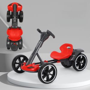 Electric Go-Kart for Kids 3-8 Years Old Childrens Electric Toy Car for Outdoor