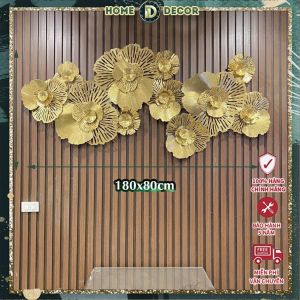 Tranh Sắt Treo Tường Nghệ Thuật Tranh Decor Trang Trí Hoa Mai 1m8 & 1m58 Mã 951