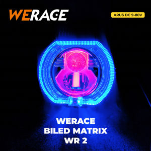WERACE Lampu BILED Projie Matrix WR 2 LED 45 Inch Motor Mobil