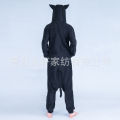 Pokemon Factory Direct Supply Animal Cartoon  Pajama Purple Belly Midnight Cat Hooded Long Sleeve Cute Blue Pajamas Couple. 