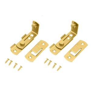 2 cái thép không gỉ lật cửa trượt chốt 90 độ khóa cửa để sử dụng đa năng trong nhà văn phòng và nhiều hơn nữa