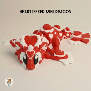 Heartseeker Mini Dragon – Articulated Desk Fidget