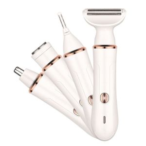 MINIFELE 262 Electric Bikini Trimmer 4-in-1 Low Noise Hair Removal Device  Multifunctional Hair Remover