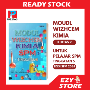 Prestasi Buku Rujukan & Latihan Sains Modul Wizchem Kimia SPM Tingkatan 5 KSSM