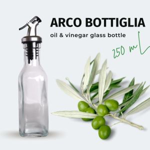 ARCO BOTTIGLIA 250 mL | Botol Kaca Cuka & Minyak | Oil Vinegar Bottle