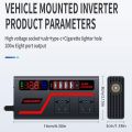 BESTIT Universal Car Inverter 200W High Power DC 12V/24V To 220V Car Converter Socket Portable Multifunction Automotive Charger Inverter. 