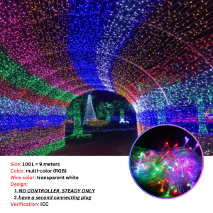 Aka 100L String Lights Christmas Lights For Xmas Tree Decor Xmas Lights Outdoor Waterproof Christmas Lights For Garden Christmas Decorations LED Lights Strip Light Battery Operated Xmass Decoration Sale Christmas Tree Accessories