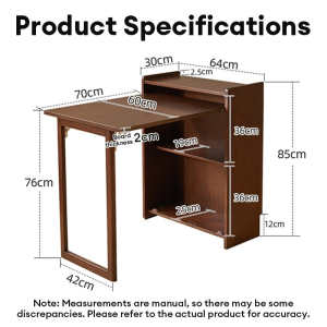Folding Desk Computer Desk Office Desk Student Home Small Non-solid Wood Bedroom Bedside Writing Work